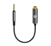 GEEKRIA Cavo Adattatore da 3,5 mm Stereo Maschio a 4,4 mm Bilanciato Femmina, Convertitore Hi-Fi per Amplificatori per Cuffie, Connettore in Lega di Alluminio (0,5 ft)