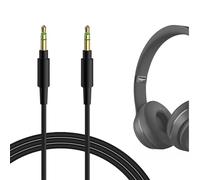 GEEKRIA Cavo audio compatibile con Beats Studio Pro/3/2, Solo 4/3/2, Executive, Pro, Mixr, cavo per cuffie, da 1/8" (3,5mm) a 3,5mm, cavo stereo di ricambio (4 ft/1,2 m)
