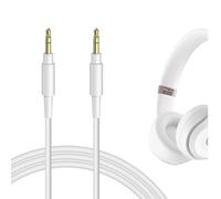 Geekria Cavo audio compatibile con Beats Studio Pro, Solo3, Solo2, SoloHD, Studio3, Studio2, Studio, Mixr, Pro, cavo stereo di ricambio AUX da 3,5 mm (1,2 m)
