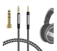 GEEKRIA Cavo audio compatibile con Sennheiser HD 620S/599SE/598/598SE/560S/400PRO/579/569/550/505, da 1/8" (3,5 mm) a 2,5 mm, cavo di ricambio in nylon intrecciato (4 ft / 1,2 m)