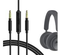 GEEKRIA Cavo audio con microfono compatibile con Beyerdynamic, B&O, B&W, Philips, Jabra, cuffie Marshall, cavo stereo di ricambio da 1/8" (3,5 mm) a 3,5 mm (4 ft/1,2 m)