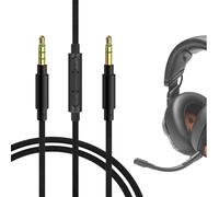 GEEKRIA Cavo audio con microfono compatibile con cuffie JBL Live 670NC, cavo stereo sostitutivo da 3,5 mm con microfono in linea e controllo del volume (4 piedi/1,2 m)
