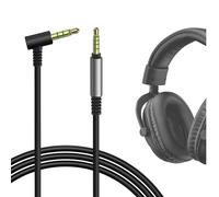 GEEKRIA Cavo audio QuickFit compatibile con Logitech G Pro, G Pro X, G433, G233, cavo stereo di ricambio Aux a 5 poli da 3,5 mm (1,2 m)