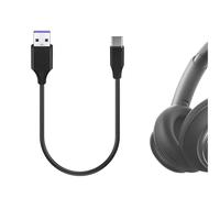 Geekria Cavo di ricarica USB per cuffie, compatibile con Soundcore V40i, Boom 3i, Sleep A30, P41i, Space One/Q45, AeroClip, Liberty 5/4, Life P3, cavo di ricarica USB di ricambio (30 cm)