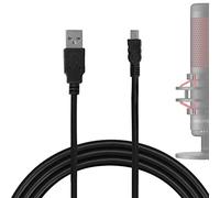 GEEKRIA Cavo microfono da Mini-USB a USB, 300 cm, compatibile con HyperX, SAMSON, Audio-Technica, FIFINE
