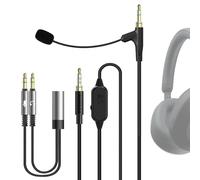GEEKRIA Cavo per cuffie con microfono a braccio compatibile con Sony WH-1000XM6/1000XM5/1000XM4, WH-XB920N, ULT WEAR - cavo sostitutivo da 3,5 mm (5,6 ft)