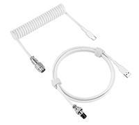 Geekria Cavo per tastiera da gioco USB-C a spirale con cavo connettore Aviator, cavo per tastiera meccanica a doppia manica intrecciata a 5 pin, compatibile con G715 G713, Keychron K8 K7 K6Pro