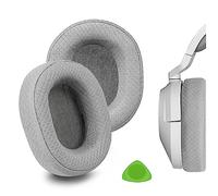 Geekria Comfort in Tessuto Mesh Cuscinetti Auricolari di Ricambio per Corsair HS65, HS55, Parti di Riparazione (Grigio)
