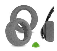 Geekria Comfort Linen - Cuscinetti di ricambio per cuffie Sony PlayStation Pulse Elite (non compatibili con altre cuffie), parti di riparazione (grigio)