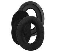 Geekria Comfort Velour Cuscinetti Auricolari di Ricambio Compatibile con Sennheiser HD515, HD518, HD555, HD595 Cuffie Cuscinetti Auricolari, Cuscinetti Auricolari, Parti di Riparazione (Nero)