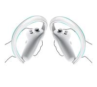 GEEKRIA Copertura ad anello in silicone compatibile con Pico Neo 4, impugnatura protettiva anti-urto, accessori per giochi VR (1 paio)