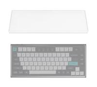 Geekria, copertura antipolvere per tastiera, 75% a 84 tasti, in acrilico trasparente, compatibile con Keychron Q1 HE/Max/Pro/V1/V1 Max, AULA F75 Pro, F75 (satinato)