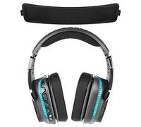 Geekria Copertura per fascia in tessuto a rete compatibile con cuffie Logitech G633/G933/G633S/G933S/G533/G935/G635, parte di riparazione, facile installazione fai da te (nero)