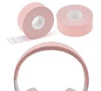 Geekria Copertura per la riparazione della fascia delle cuffie, compatibile con Sony WH-1000XM5, Skullcandy Crusher ANC, Soundcore Life Q20, facile installazione fai da te (rosa, 2 pezzi)