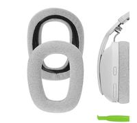 Geekria Copripad in Tessuto a Rete Comfort in Ricambio per Logitech Zone Vibe 100/125, Cuscinetti Auricolari per Cuffie Wireless G435 Lightspeed, Parti di Riparazione Compatibili (Grigio)