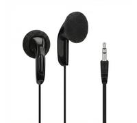 Geekria Cuffie in-ear con cavo compatibili con telecomando Roku, auricolari da 3,5 mm compatibili con Roku Voice Remote Pro & Ultra, ascolto privato per TV/film, cavo da 3,9 ft, nero