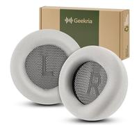 Geekria Cuscinetti auricolari di ricambio comodi in tessuto mesh per Corsair Virtuoso MAX/Virtuoso PRO Wireless, imbottiture per le orecchie, parti di riparazione (Grigio)