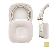 Geekria Cuscinetti auricolari di ricambio compatibili con Marshall Major V (1006832) cuffie On-Ear, parti di riparazione (Bianco)