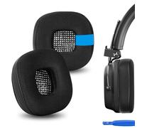 Geekria Cuscinetti auricolari di ricambio in gel per cuffie Marshall Major, Major II, Major 2, cuscinetti auricolari per cuffie, parti di riparazione (nero)