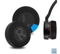 Geekria Cuscinetti auricolari di ricambio in gel refrigerante per sport, compatibili con cuffie Jabra Evolve 75UC/ 75/75+/ 75MS (nero)