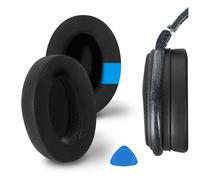 Geekria Cuscinetti auricolari di ricambio in gel sportivo per cuffie Sennheiser HD525, HD535, HD545, HD565, HD580, HD600, HD650, HD660S, HD 660S2, HD6XX, HD58X, (nero)