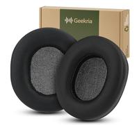 Geekria Cuscinetti auricolari di ricambio in pelle proteica comfort, compatibili con ASUS ROG Pelta, copri pad per cuffie, parti di riparazione (Nero)