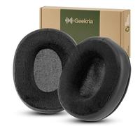 Geekria Cuscinetti auricolari di ricambio in pelle proteica e velluto per Microsoft Xbox Wireless, Xbox Stereo/Stereo 20th Anniversary Special Edition cuffie (Nero)