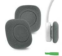 Geekria Cuscinetti auricolari di ricambio in schiuma per cuffie Logitech H150, H151, H130, H250, colore grigio