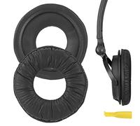 GEEKRIA Cuscinetti auricolari di ricambio in similpelle QuickFit per cuffie MDR-V150 V200 V250 V300 V400 ZX100 ZX110 ZX110NC ZX220BT ZX300 ZX310 ZX330BT, cuscinetti auricolari (nero)