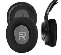 Geekria Cuscinetti auricolari di ricambio in tessuto a rete comfort compatibili con cuffie SteelSeries Arctis Nova Pro Wired/Nova1/Nova3/Nova7, parti di riparazione (nero)