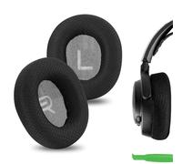 Geekria Cuscinetti auricolari di ricambio in tessuto a rete confortevole per cuffie SteelSeries Arctis Nova Pro Wired/Nova1/Nova3/Nova7, Turtle Beach Airlite Fit con cavo, cuscinetti auricolari con