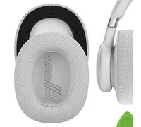 GEEKRIA Cuscinetti auricolari di ricambio in tessuto a rete per cuffie JBL Live 650 BTNC, Lifestyle E65BTNC, Duet NC, Live 660 BTNC, cuscinetti per cuffie, parti di riparazione (grigio)