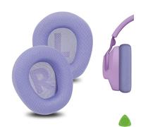 Geekria Cuscinetti auricolari di ricambio in tessuto a rete per cuffie JBL Quantum 100, parti di riparazione (viola)