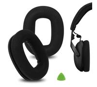 Geekria Cuscinetti auricolari di ricambio in tessuto a rete per cuffie Marshall Monitor II ANC, parti di riparazione (nero)
