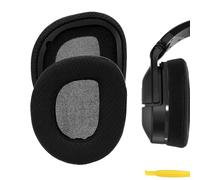 Geekria Cuscinetti auricolari di ricambio in tessuto a rete per cuffie wireless Turtle Beach Stealth 600 Gen2/Gen2USB/Gen2MAX/Gen3(600XB)/500 XB, parti di riparazione (nero)
