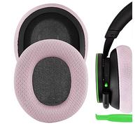 Geekria Cuscinetti auricolari di ricambio in tessuto a rete per Microsoft Xbox Wireless, Xbox Stereo 20° Anniversario Edizione Speciale Cuffie Auricolari Auricolari Riparazione Coppe (Rosa)