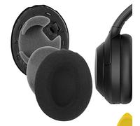 Geekria Cuscinetti auricolari di ricambio in velluto comfort per cuffie wireless Sony WH-1000XM4, parti di riparazione (nero)