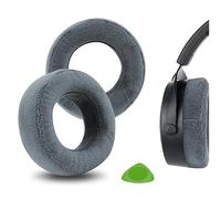 Geekria Cuscinetti auricolari di ricambio in velluto extra spesso per cuffie Beyerdynamic DT 700PROX/900 PROX, parti di riparazione (grigio)