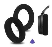 Geekria Cuscinetti auricolari di ricambio in velluto per cuffie Sennheiser HD490 Pro, HD490ProPlus, colore nero