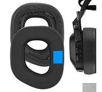 Geekria Cuscinetti auricolari di ricambio per cuffie da gioco wireless Corsair HS80 Max/HS80 con cavo USB/HS80 RGB (nero)