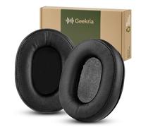 Geekria Cuscinetti Auricolari QuickFit di Ricambio Compatibili con Audio-Technica ATH-M50X, M50XBT, M50xBT2, M50x ENSO, M50, M40X, M30, M20, Cuffie AR5BT, Pad per Orecchie con Video Guida (Nero)