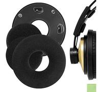 Geekria Cuscinetti Auricolari Sostitutivi in Velour per AKG K121, K121S, K141 MK II, K142 HD, Imbottiture per Orecchie, Parti di Riparazione (Nero)