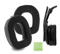 Geekria Cuscinetti di ricambio per cuffie Astro A40 TR, in velluto, comodi, ibridi, colore nero