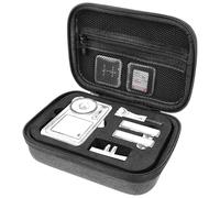 Geekria Custodia da trasporto compatibile con DJI Osmo Action 6, 5 Pro, 4, 3, custodia protettiva per fotocamera, custodia rigida da viaggio con vano per cavi, per accessori Action5 Pro (grigio scuro)