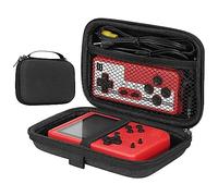 Geekria Custodia da trasporto per console di gioco portatile, scatola protettiva da viaggio per mini lettore di giochi retrò per cavo di ricarica,batterie,auricolari e accessori da gioco(grigio scuro)