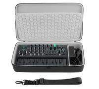 GEEKRIA Custodia da trasporto per interfaccia audio, compatibile Arturia - MicroFreak/MicroBrute UFO/DrumBrute Impact, EVA Hard Shell Portable Travel Bag (Grigio scuro)