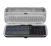 GEEKRIA Custodia da trasporto per interfaccia audio, compatibile con Yamaha SEQTRAK/Mobile Music Ideastation, custodia rigida da viaggio in EVA (grigio scuro)