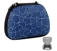 GEEKRIA Custodia da viaggio controller compatibile con Steam Controller, RAZER Wolverine V3 Pro, V2 Pro, Victrix, Luna, borsa portatile rigida, box di archiviazione protettivo (Blu)