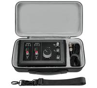 Geekria Custodia da viaggio per interfaccia audio, custodia rigida da viaggio compatibile con Solid State Logic SSL 2 MKII/SSL 2 Plus MKII (grigio scuro)