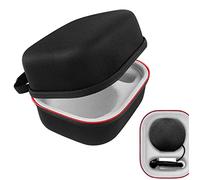 Geekria Custodia da viaggio rigida compatibile con Apple HomePod Mini, borsa protettiva di ricambio con spazio per caricatore (Nero)